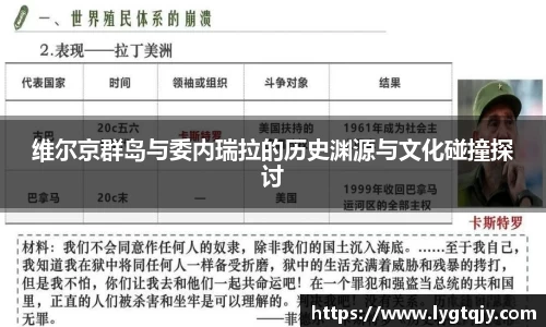 维尔京群岛与委内瑞拉的历史渊源与文化碰撞探讨